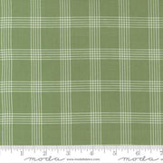 Nantucket Plaid in Grass from the Nantucket Summer Collection - Moda Fabric