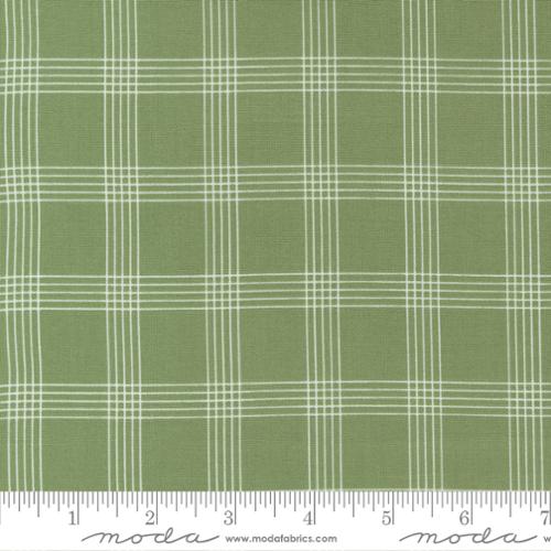 Nantucket Plaid in Grass from the Nantucket Summer Collection - Moda Fabric
