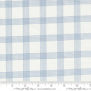 Nantucket Plaid in Cream & Blue from the Nantucket Summer Collection - Moda Fabric