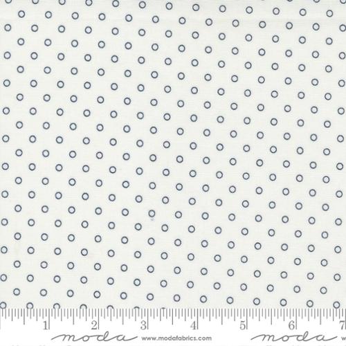 Summer Smitten Dots in Cream from the Nantucket Summer Collection - Moda Fabric