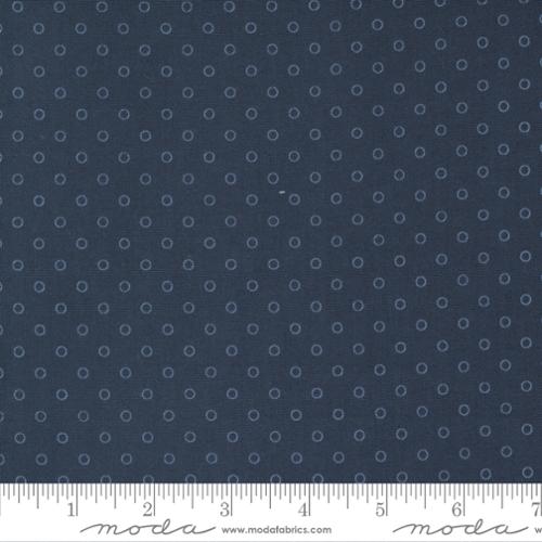Summer Smitten Dots in Navy from the Nantucket Summer Collection - Moda Fabric