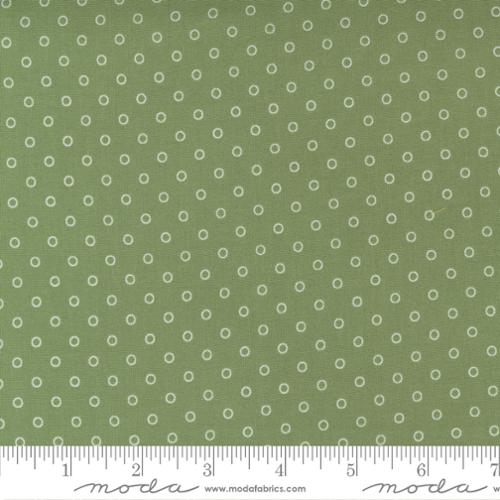 Summer Smitten Dots in Grass from the Nantucket Summer Collection - Moda Fabric
