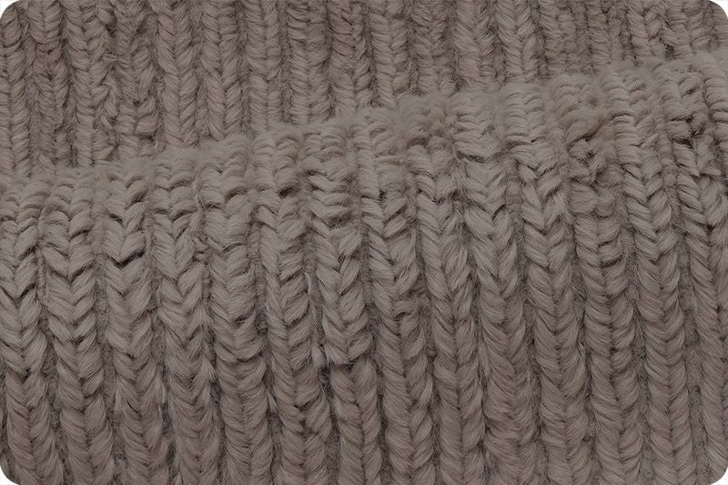 Minky - Luxe Cuddle Chenille SIMPLY TAUPE From Shannon Fabrics-10MM