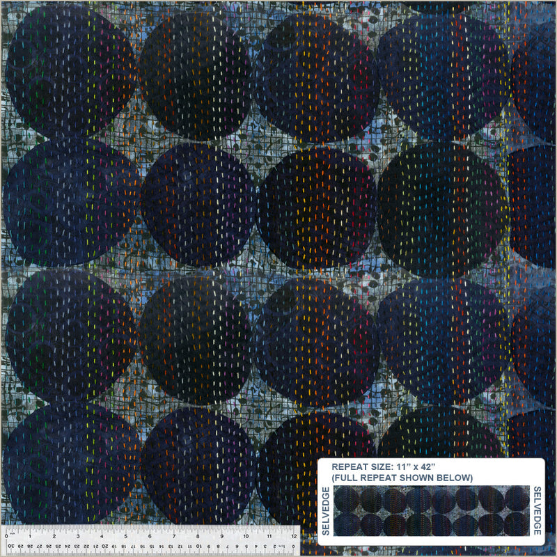 Circle: Blue from the Marcia Derse Essentials Collection - Windham Fabrics - 100% Cotton