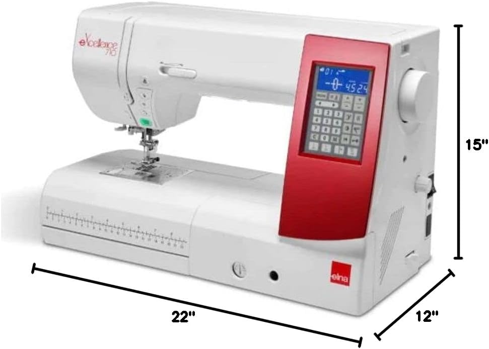 Elna eXcellence 710 equipped with the Dual Feed system