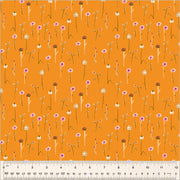 Wildflowers in Orange from the Studio Edit Collection by Heather Ross - Windham Fabrics - 100% Cotton