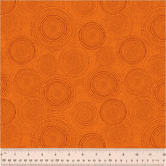 Flannel - BURNT ORANGE Radiance Flannel Fabric Windham Fabrics from Whistler Studios