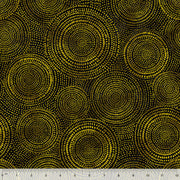108" Wideback Cotton - Radiance BLACK/GOLD from Windham Fabrics by Whistler Studios - 100% Quilt Shop Quality Cotton