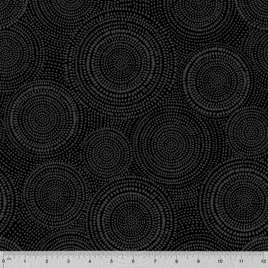 108" Wideback Cotton - Radiance BLACK from Windham Fabrics by Whistler Studios - 100% Quilt Shop Quality Cotton