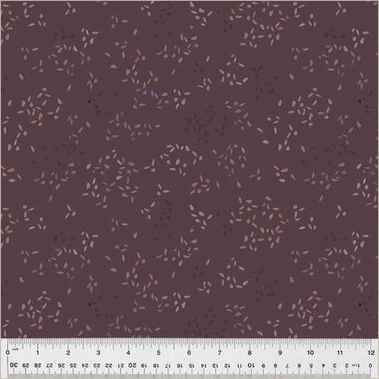 Petal Pixies-Pixie Dust in Aubergine from Windham Fabrics