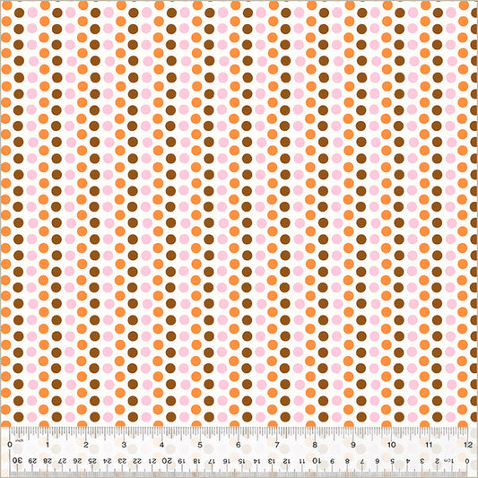 Dots in Pink & Orange from the Studio Edit Collection by Heather Ross - Windham Fabrics - 100% Cotton