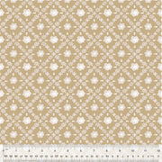 Garden Lattice in Taupe from the Petal & Purr Collection by Whistler Studios - Windham Fabrics