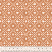 Garden Lattice in Rust from the Petal & Purr Collection by Whistler Studios - Windham Fabrics