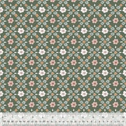 Garden Lattice in Sage from the Petal & Purr Collection by Whistler Studios - Windham Fabrics