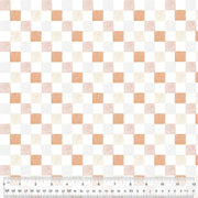 Checker in Rust from the Petal & Purr Collection by Whistler Studios - Windham Fabrics