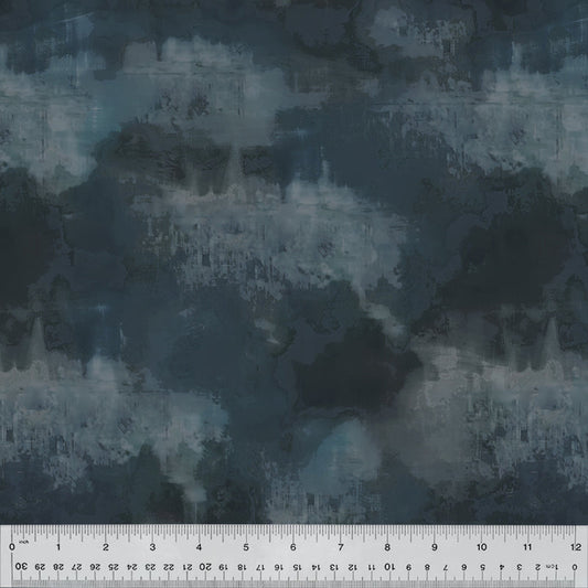 Drift in Midnight from the Winter Whisper Collection by Whistler Studios - Windham Fabrics