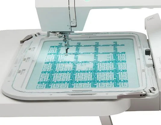 Janome Memory Craft 550E Embroidery Only Machine - Comes with 4 Hoops including a Large 7.9"x14.2" Hoop