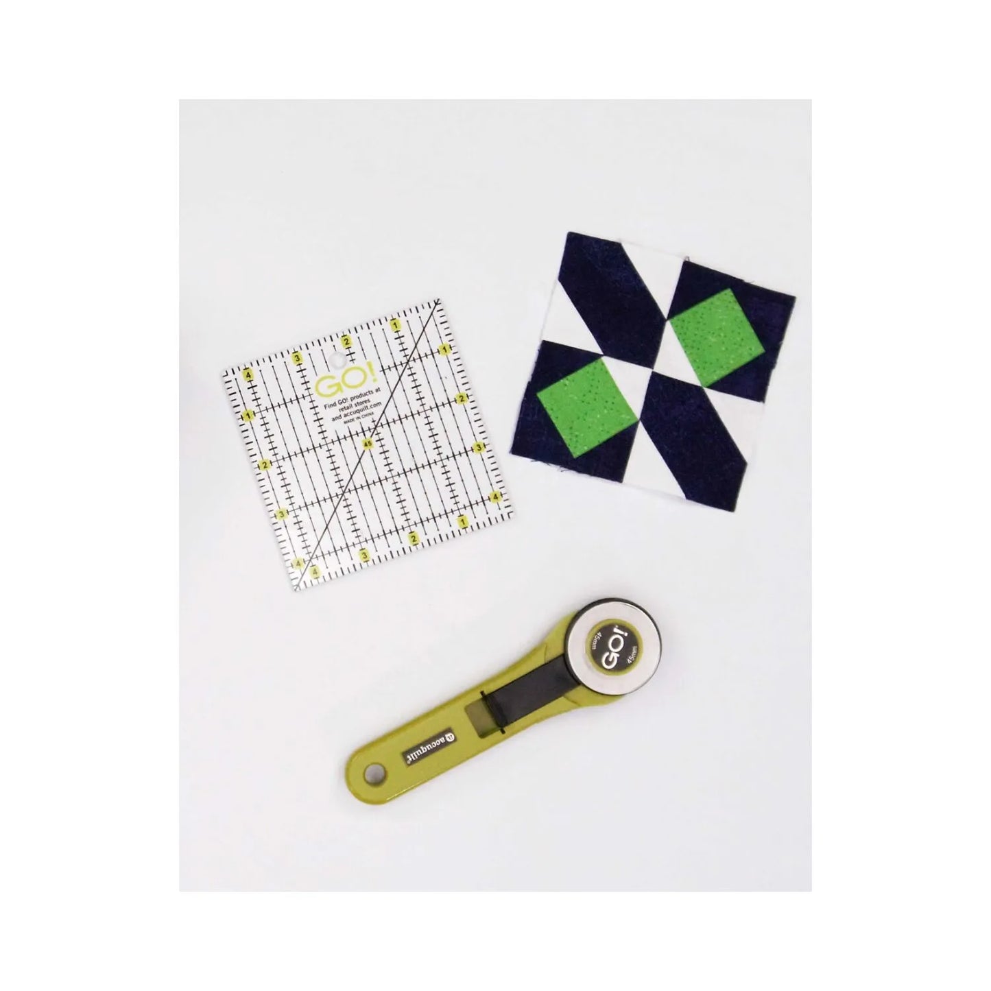 GO! Quilting Ruler-4 1/2" x 4 1/2"
