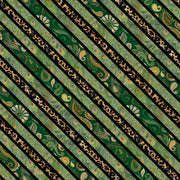 Diagonal Stripe-Green from Lumin Fabric's Wild Garden Collection by Nicole Tamarin