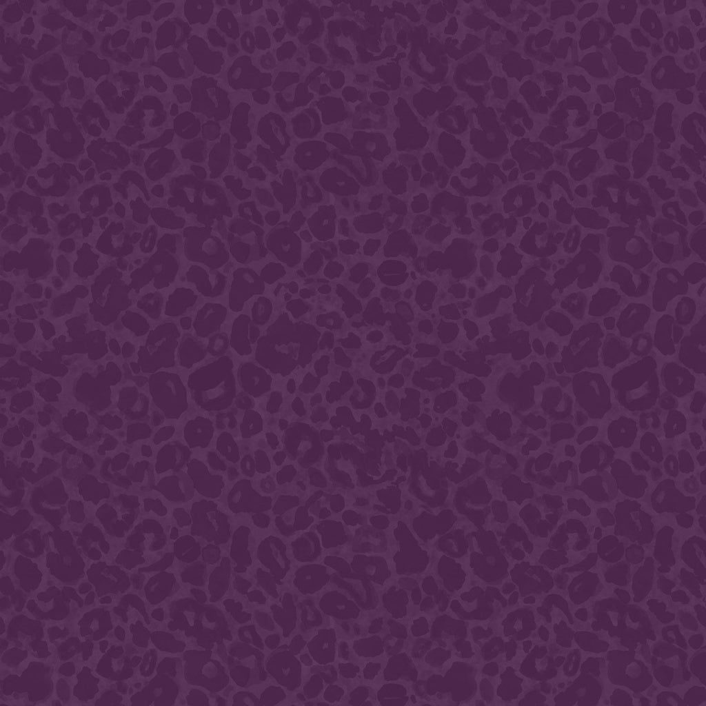 Animal Print-Purple from Lumin Fabric's Wild Garden Collection by Nicole Tamarin