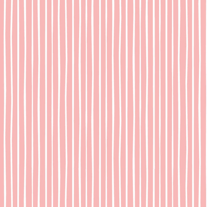 Pink & White Stripes from Felicity Fabrics - 100% Cotton