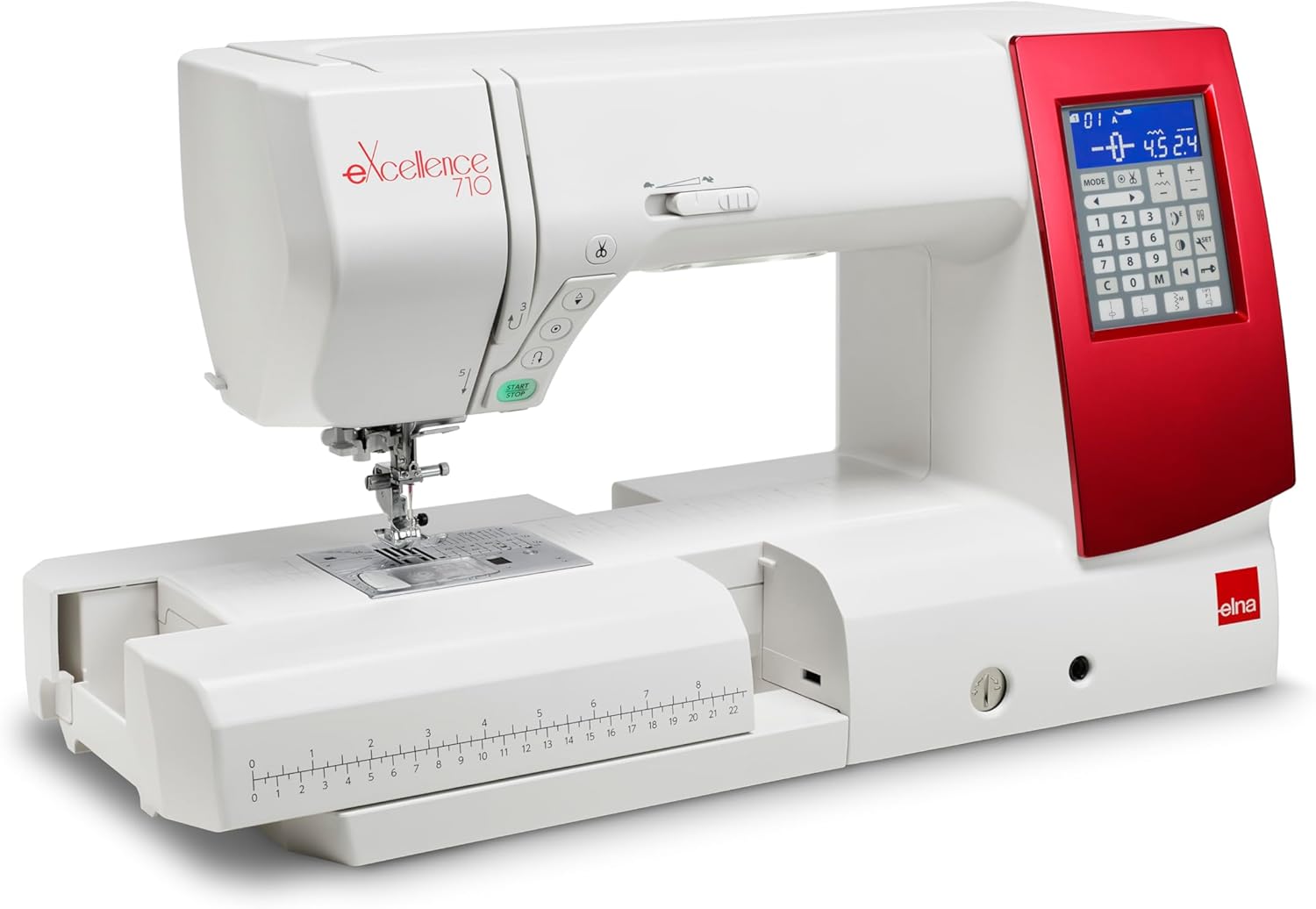 Elna eXcellence 710 equipped with the Dual Feed system