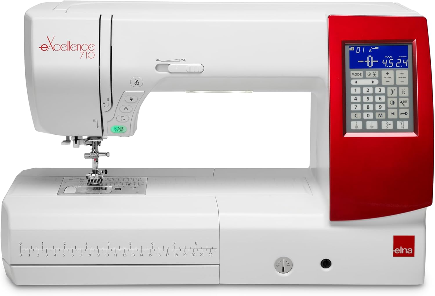 Elna eXcellence 710 equipped with the Dual Feed system