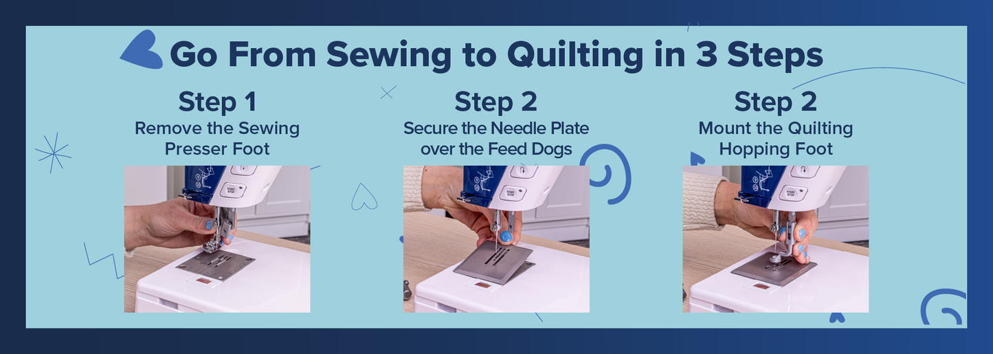 The Little Rebel from Grace Company - An all-in-one Quilting and Sewing Machine