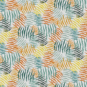 Jurassic Joyrides Dinosaur Stripes - Blue from the Jurassic Joyful Collection by Paintbrush Studios - 100% Cotton