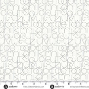 Enough in Pigeon from the Sun Print Whisper Collection by Allison Glass - Andover Fabric