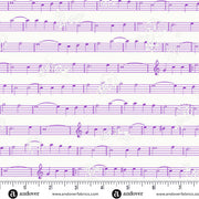 Singalong in Orchid from the Sun Print Whisper Collection by Allison Glass - Andover Fabric