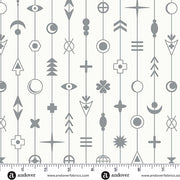 Gaze in Cloud from the Sun Print Whisper Collection by Allison Glass - Andover Fabric