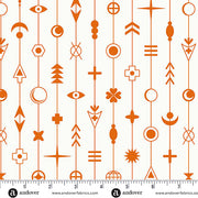 Gaze in Flame from the Sun Print Whisper Collection by Allison Glass - Andover Fabric