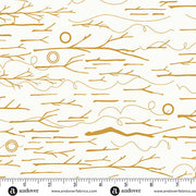 Sticks & Twine in Yarrow from the Sun Print Whisper Collection by Allison Glass - Andover Fabric