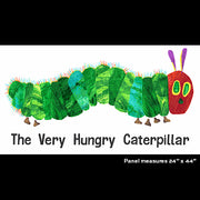 Hungry Caterpillar Main 24"x44" Panel with Title from The Very Hungry Caterpillar Collection by Eric Carle from Andover Fabrics