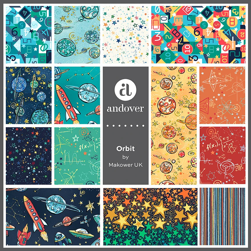 Choose Your Fabric - Orbit Collection from Makower UK