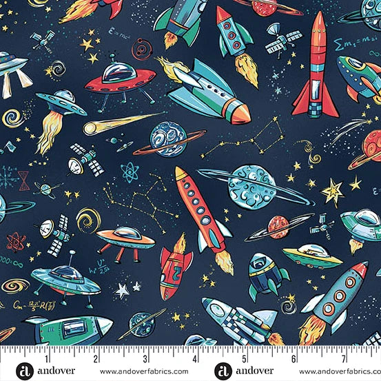 Choose Your Fabric - Orbit Collection from Makower UK
