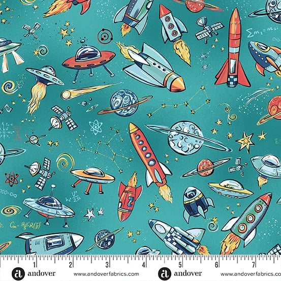 Choose Your Fabric - Orbit Collection from Makower UK
