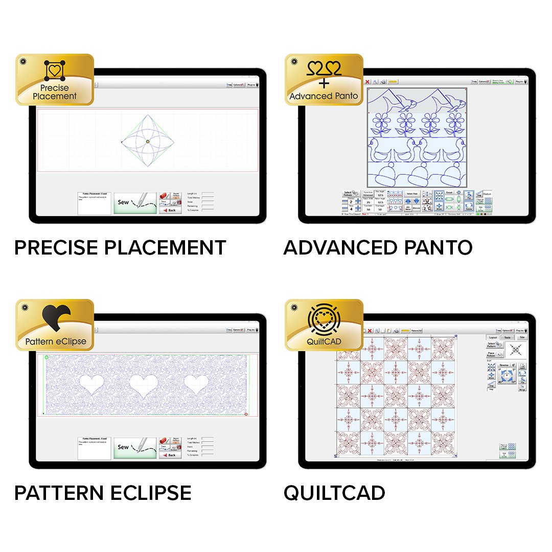 QuiltMotion QCT Gold 365 Days of Gold Access - Requires Prior QCT Pro Installation - For Q'nique Longarms