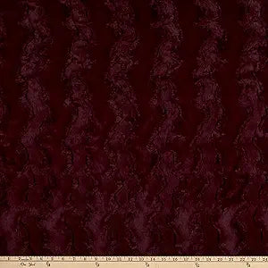Minky- Luxe Cuddle® Glacier MERLOT From Shannon Fabrics