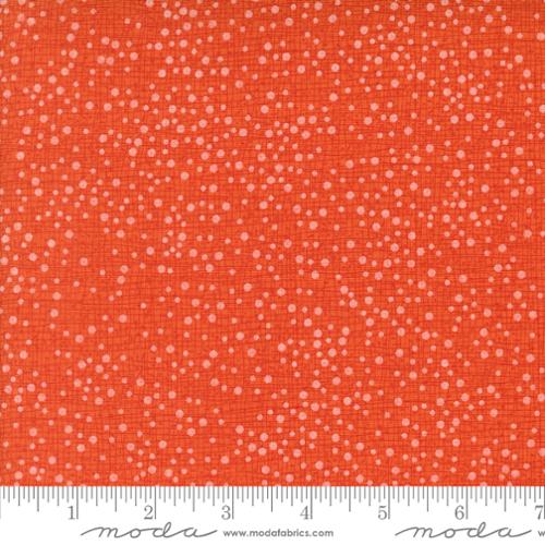 Dotty Thatched in Tangerine by Robin Pickens from Moda Fabrics
