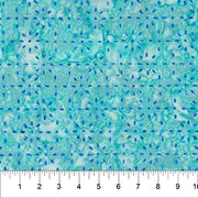 Batik Fabric – Small Bursts in Blue from the Celebrating 250 Years Collection by Scott Flanagan From Banyan Batiks