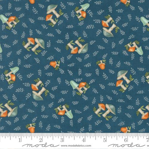 Mushrooms in Harvest Night from the I Love Fall Most of All Collection by Deb Strain - Moda Fabrics