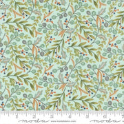 Fall Foliage in Aqua from the I Love Fall Most of All Collection by Deb Strain - Moda Fabrics
