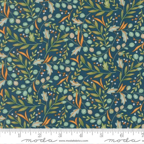 Fall Foliage in Harvest Night from the I Love Fall Most of All Collection by Deb Strain - Moda Fabrics