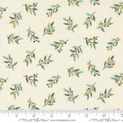 Fall Leaves & Berries in Warm White from the I Love Fall Most of All Collection by Deb Strain - Moda Fabric