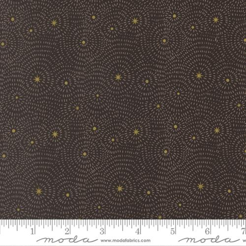 Starry Night in Black from the Night Owl Collection - Moda Fabrics