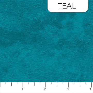 Teal Toscana Blender from Northcott Fabrics - 100% Cotton
