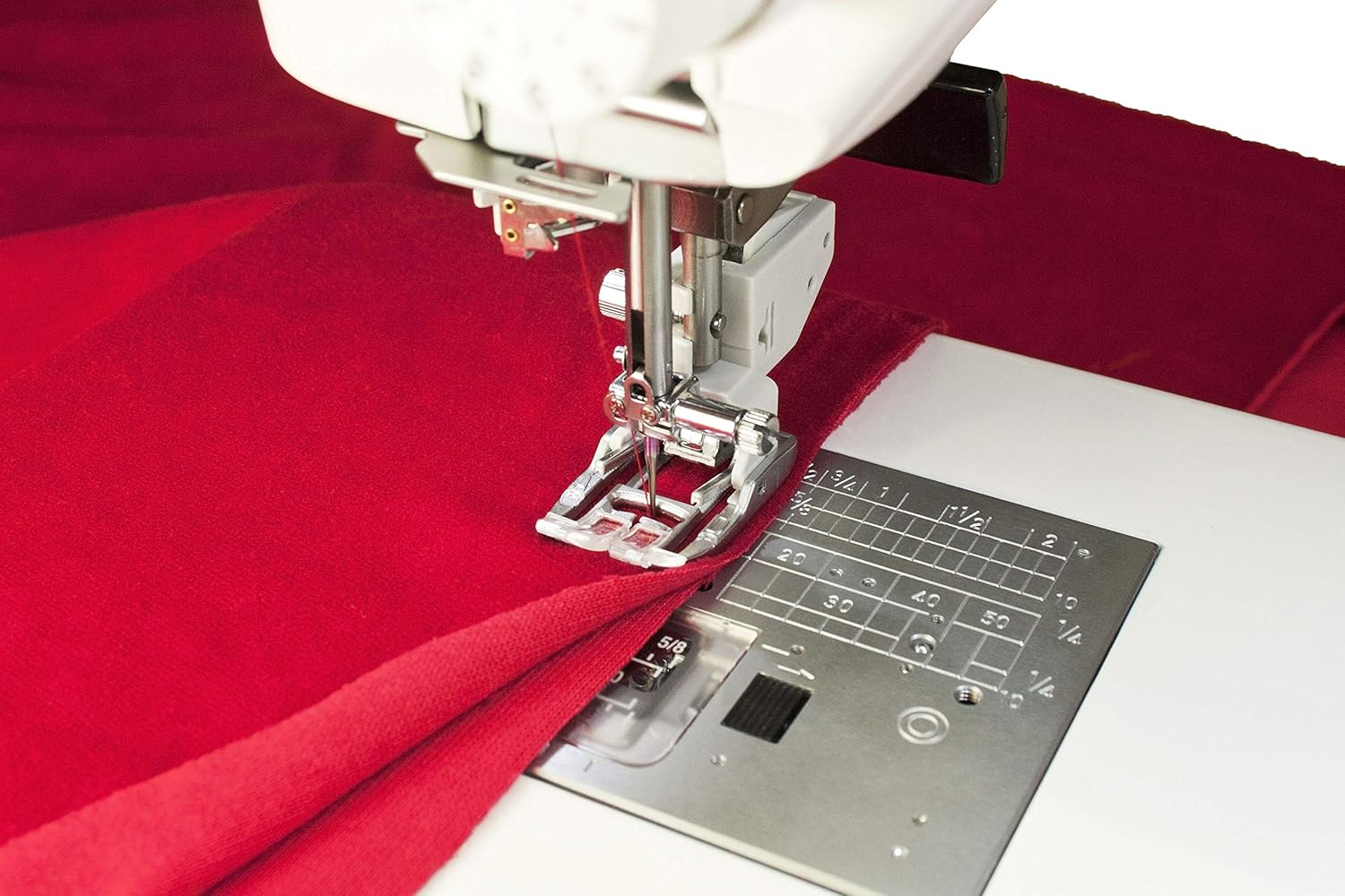 Elna Excellence 720 Pro Quilting Sewing Machine with over 10" of Aluminum Flatbed Sewing Space, 200 built-in stitches, Over 40 Standard Accessories, including Extension Table