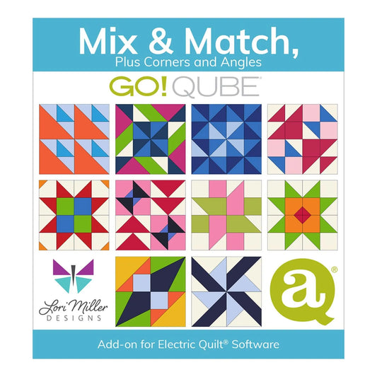 Electric Quilt Add-On for GO! Qube Mix & Match, Corners and Angles